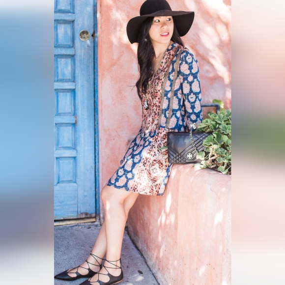 Anthropologie Dresses & Skirts - Anthropologie Tiny Floral Patterned Long Sleeve Dress Small NWOT